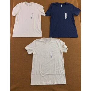 Bella+Canvas Mens M Multi Color 3 Pack Cotton Short Sleeve Crew Neck T-Shirt